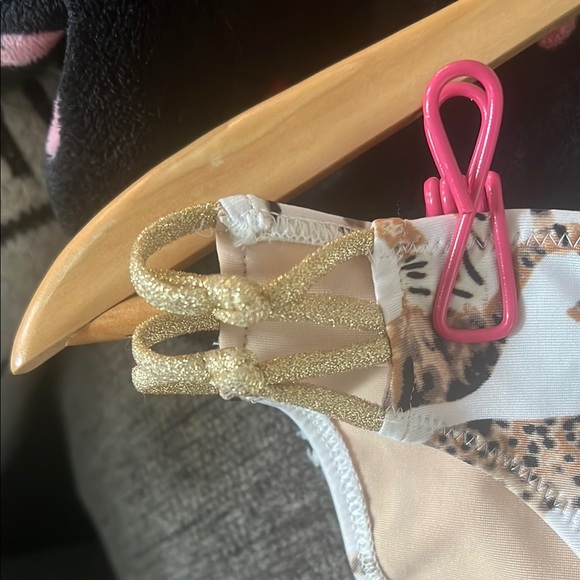 Aerie Leopard Print Bikini Bottoms XS - Picture 3 of 5